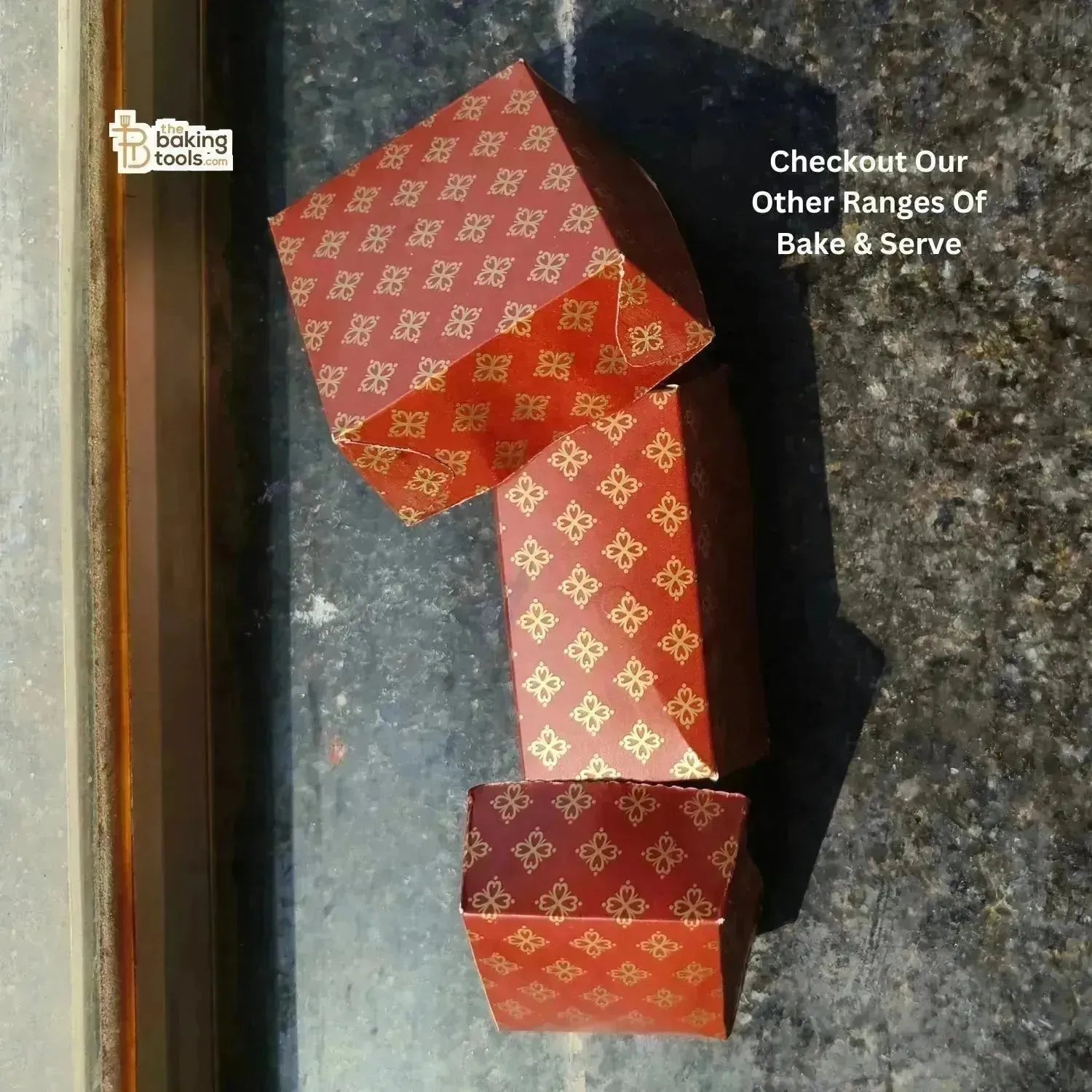 Rectangular Bake And Serve Disposable Paper Brownie Box - thebakingtools.com